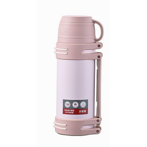 AHSUN 스테인리스 스틸 보온병, 핑크1200ML