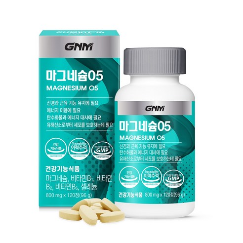 GNM자연의품격 마그네슘 05, 120정, 1개