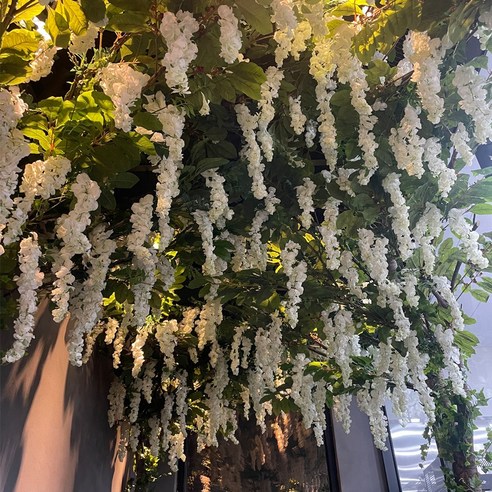 대형 인조나무 조화나무 느티나무 벚꽃나무 인테리어나무 수피아, 250cm, 1개, 9등꽃가지 핑크 중형