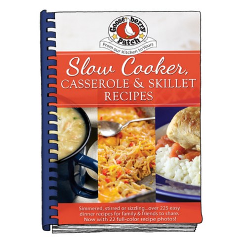 (영문도서) Slow-Cookers Casseroles & Skillets Hardcover, Gooseberry Patch, English, 9781620935361