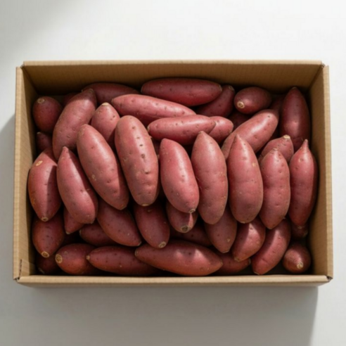 프리미엄 해남 세척 고구마 한입, 1박스, 3kg