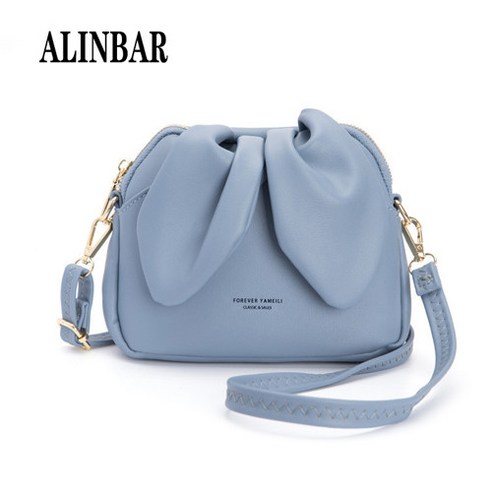 ALINBAR 귀여운 토끼 귀 미니 숄더백