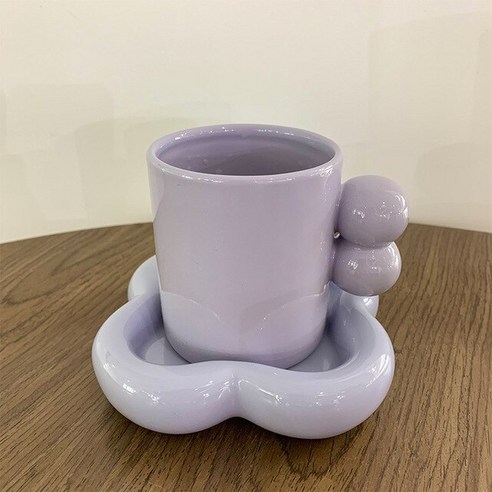 FREELIFE 북유럽 머그컵 세트 예쁜 도자기 EB-701, purple-149