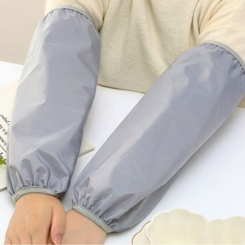 어덜트리빙 작업용 방수 팔토시 양손 세트, 그레이