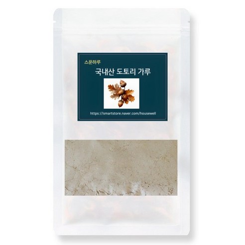 맛과 건강을 동시에 챙기는 도토리가루