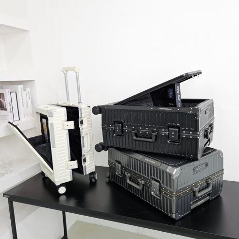 여행의 혁신, 트래블루 원터치 전면오픈 기내용 캐리어