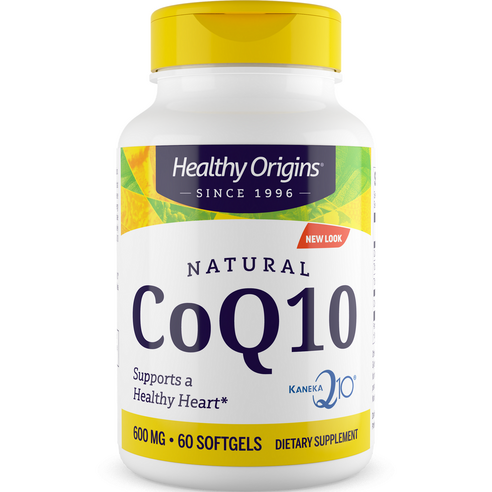 헬시오리진스 CoQ10 600mg 소프트젤, 1개, 60정