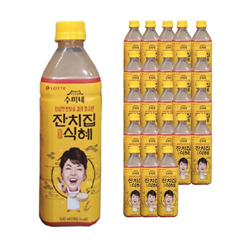 롯데칠성음료 잔치집식혜, 500ml, 24개