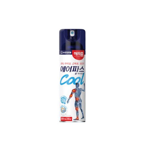 해피홈 에어파스 쿨 에어로솔 300ml, 5개입, 2개