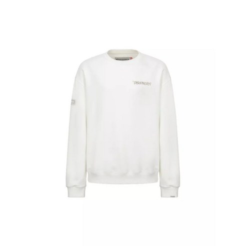 디스커버리 남여공용 레터링 맨투맨