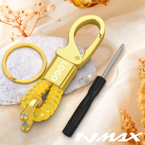 NMAX 아연 합금 키체인, yellow