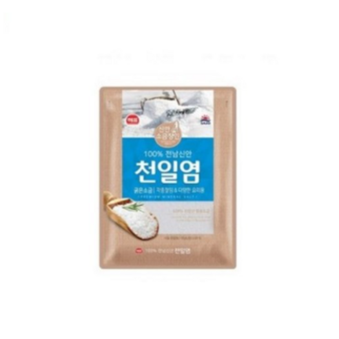 해표 천일염 굵은소금, 1.5kg, 3개