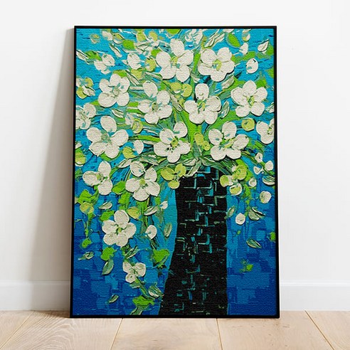 플레이어바웃 DIY 명화 그리기 세트 40 x 50 cm, 활짝핀꽃, 1개
