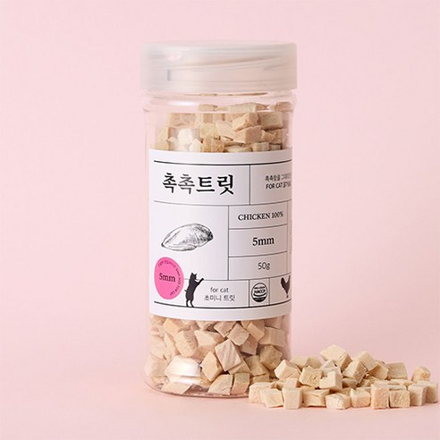 촉촉트릿 고양이 닭가슴살 건조간식 50g, 2개