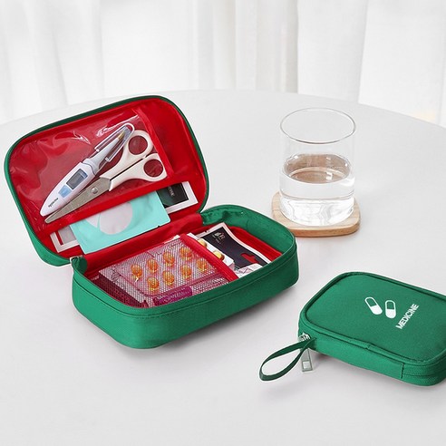 안전과 안심을 휴대하는 필수 아이템, 구급약 메디컬 파우치 2종 세트