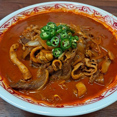 짬뽕 밀키트 600g 중국집맛그대로 간편조리 냉동 해물짬뽕 매장에서먹는맛 진정한 화끈한 불맛 비상식량 차박음식 캠핑음식 정통 동래짬뽕... 