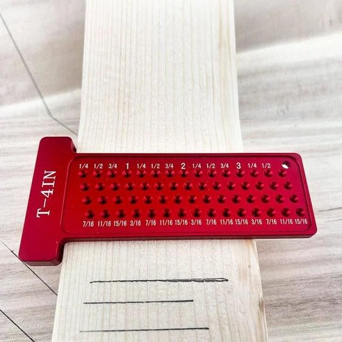 T-100 메트릭 정밀도 T-눈금자 포켓 측정 수동 마킹 도구 DIY 보조 도구, 2) T4IN — T-100 메트릭 정밀도 T-눈금자 포켓 측정 도구 DIY 보조도구 T4IN 거리측정기배터리