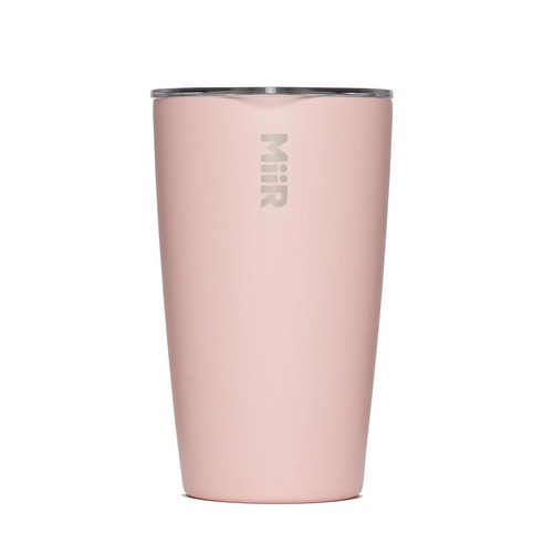 MiiR 미르 베큠 인슐레이티드 텀블러(슬라이드뚜껑), 12온스(354ml)체리블라썸핑크