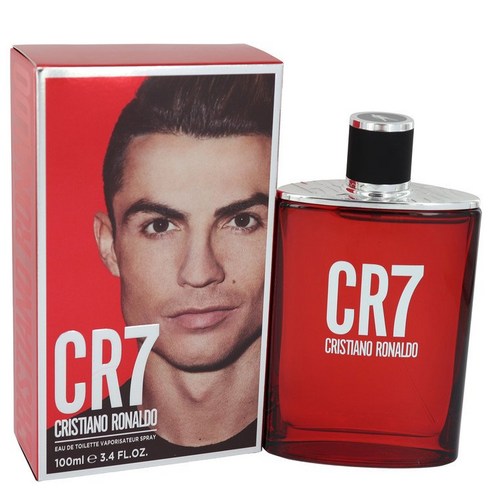 CR7 크리스티아누 호날두 남성용 오 드 토탈레테 쾰른 향 우디 머스키 라벤더 카다멈 담배 시더 1.7온스, 3.4 Fl Oz (Pack of 1)