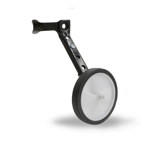 트레벨로 자전거 보조바퀴 18-24인치 단계별 길이조절 가능, 블랙
