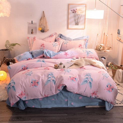 GoGold 침구 - 두 꺼 운 보온 순면 마모 침구 4 종 세트 1.2m / 1.5m / 1.8m, SKU-06