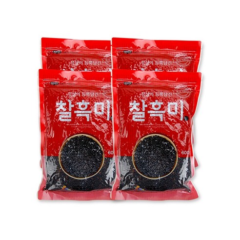 [이잡곡이다] 찰흑미 600g x 2봉, 2개