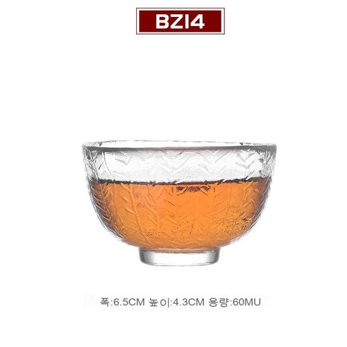 스노우드림 소주잔 내열유리찻잔 일본소주잔 청주잔 백주잔, BZ14-캐릭터컵1개인복장