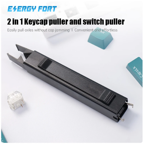 2in1 키캡 키 풀러 키보드 스위치 리무버 DIY 청소, 키캡리무버 A1820