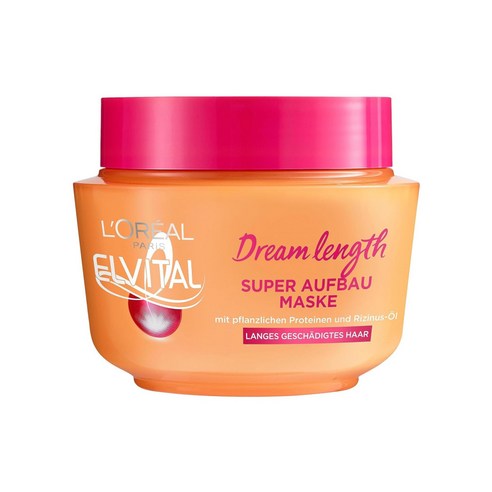 [독일내수] 로레알 드림랭스 헤어트리트먼트 마스크 헤어팩 300ml, 1개