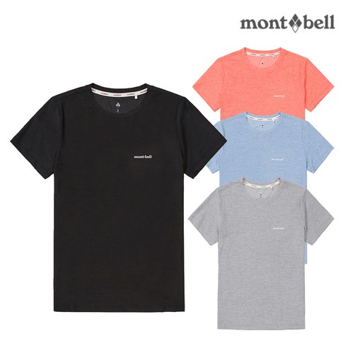 몽벨 여성 퍼포먼스L 반팔 티셔츠(Mouse and bear women’s performance L short sleeve t-shirt) 
여성스포츠의류