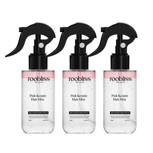 단백질 헤어미스트 노워시 케라틴 트리트먼트 퍼퓸, 3개, 120ml