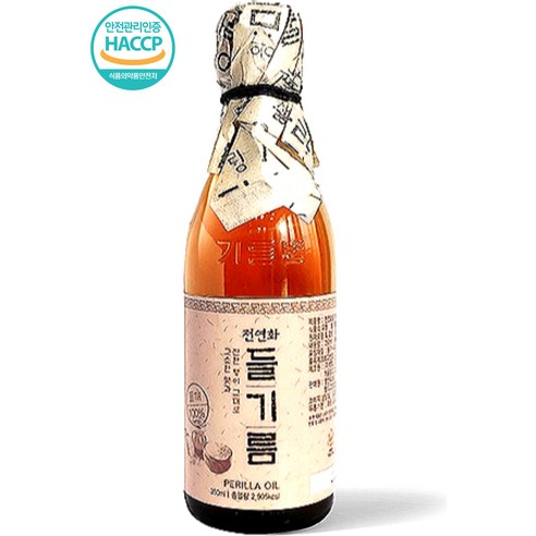 시장쏙 전연화 들기름, 350ml, 1개