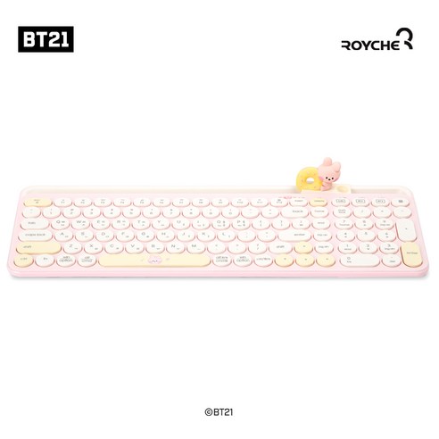 BT21 미니니 멀티페어링 블루투스 무선 키보드 쿠키 minini COOKY, BT21-TKB-4E-CK