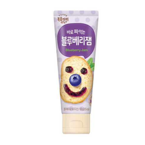 복음자리 바로 짜먹는 블루베리잼, 100g, 6개