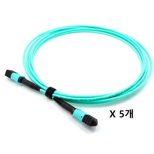 MPO 케이블 12c OM3 Cable Type B 3m 5개 Set, 1세트