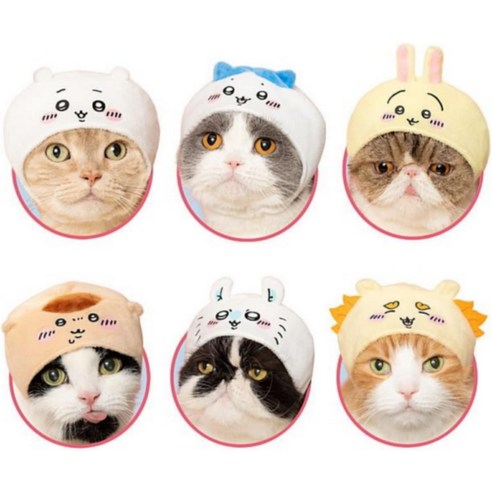 나가노 치이카와 가챠가챠 고양이 모자 캡슐토이: 귀여움 한도 초과! 치이카와가챠