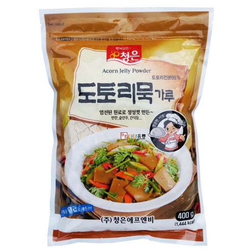 청은 도토리묵가루 400g / /유통기한24.4.28까지, 1개