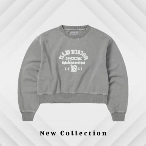 THISISNEVERTHAT New Vision Crack W Crewneck Dark Grey