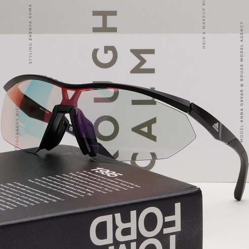 블랙과 변색 미러의 완벽한 조화, NEW 아디다스 스포츠 고글 SP0016 01C