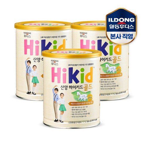 [일동후디스]후디스 산양하이키드 골드 650g 3캔