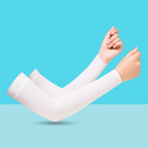 ZZJJC 쿨토시 선녀 쿨토시 남 쿨토시 선블럭 쿨토시 선블럭팔소매남녀운전아이스팔, 흰색