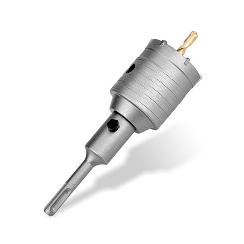 벽 구멍 톱/드릴 (30mm-160mm) SDS Plus 키트 M22 나사 SDS Plus 어댑터 및 중심 드릴 8 X 110mm, 45mm x120mm, 1개