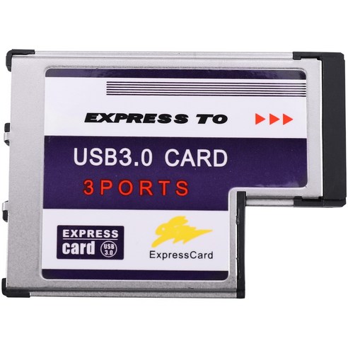 3 포트 숨겨진 내부의 USB 3.0 익스프레스 카드 54mm 어댑터 컨버터 칩셋 FL1100, 보여진 바와 같이, 하나