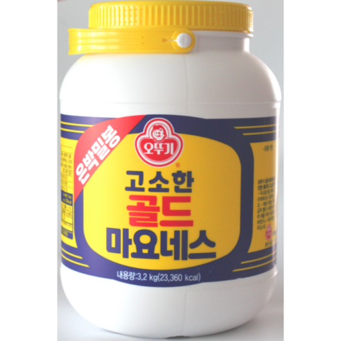 마요네즈스파우트 오뚜기 고소한 골드마요네즈 통, 3.2kg, 2개 Best Top5