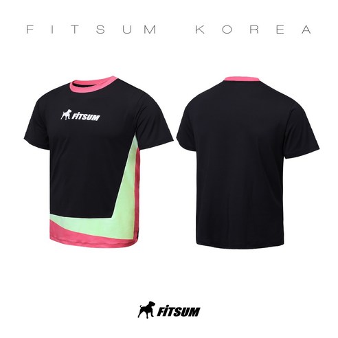 핏섬 남성여성 반팔 티셔츠 FITSUM 배드민턴복 FAT22FW-03