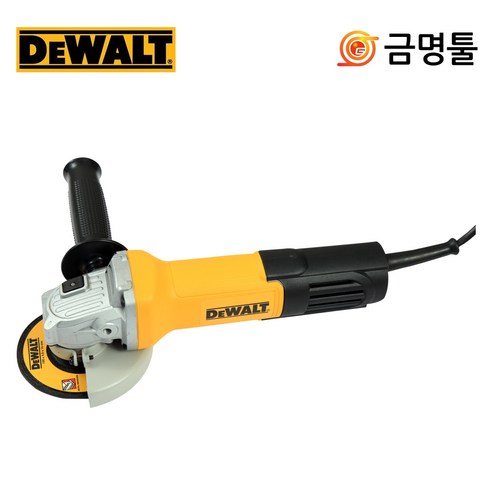 디월트 DWE750T 그라인더 4인치 750W 토글 스위치 유선 그라인다 철재 절단 바닥 연마, 1개