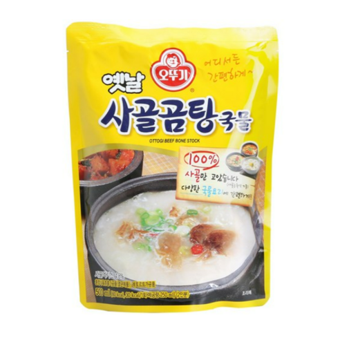 오뚜기 옛날 사골곰탕 국물, 500g, 6개