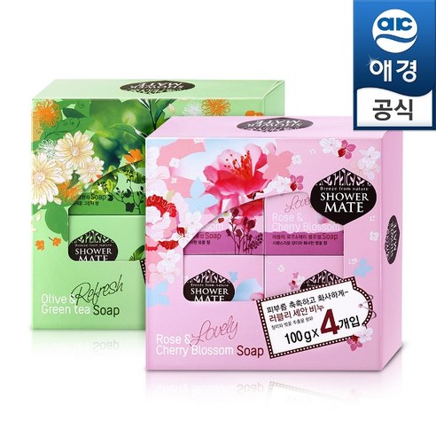 샤워메이트 비누100gx8개 (로즈/올리브), 100g, 8개
클렌징/필링 샤워메이트 비누100gx8개 (로즈/올리브), 100g, 8개
클렌징/필링