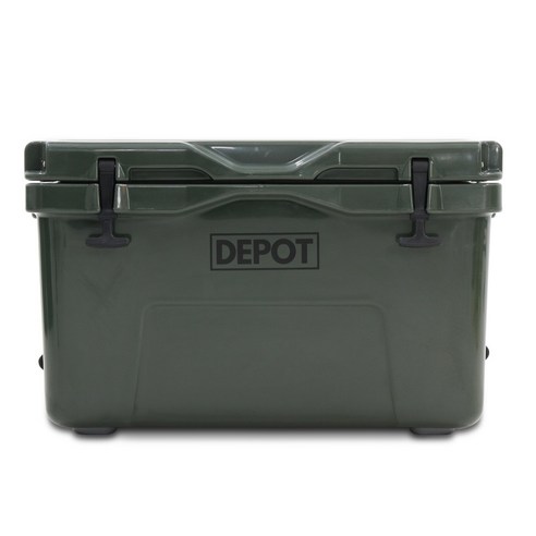DEPOT 하드 쿨러, 45L, 아미 그린