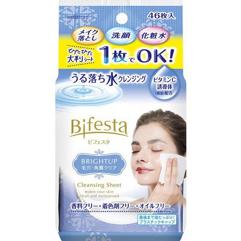 비페스타 미셀라 클렌징 시트 브라이트업, 46매 3개입 비페스타 미셀라 클렌징 시트 브라이트업, 46매 3개입